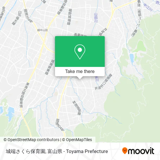 城端さくら保育園 map
