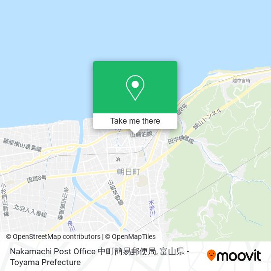 Nakamachi Post Office 中町簡易郵便局 map