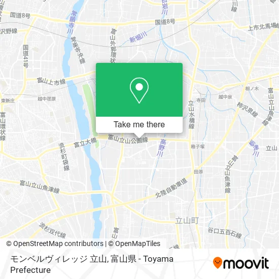 モンベルヴィレッジ 立山 map