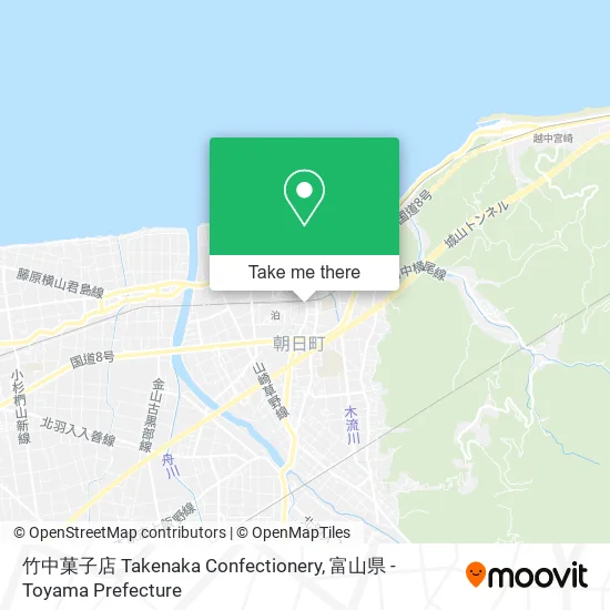 竹中菓子店 Takenaka Confectionery map