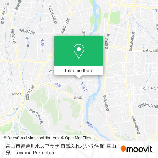 富山市神通川水辺プラザ 自然ふれあい学習館 map