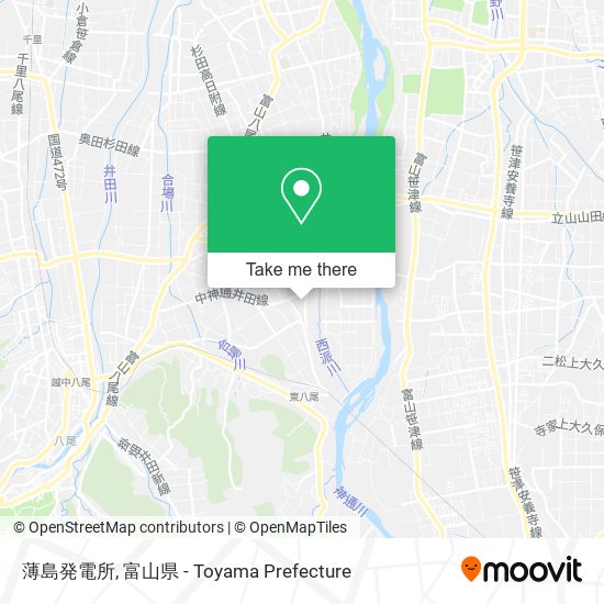 薄島発電所 map