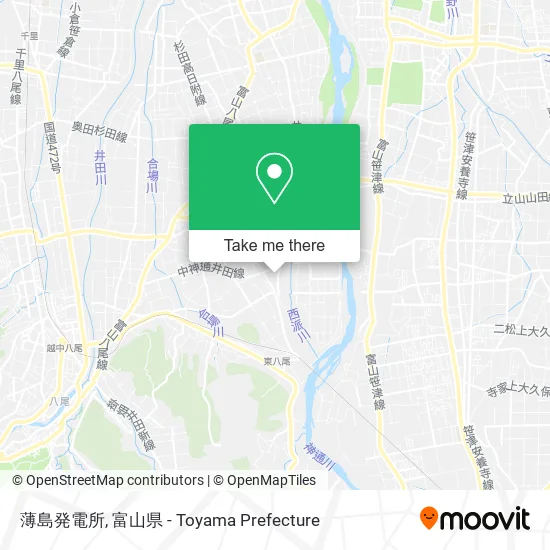 薄島発電所 map