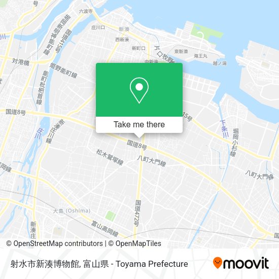射水市新湊博物館 map