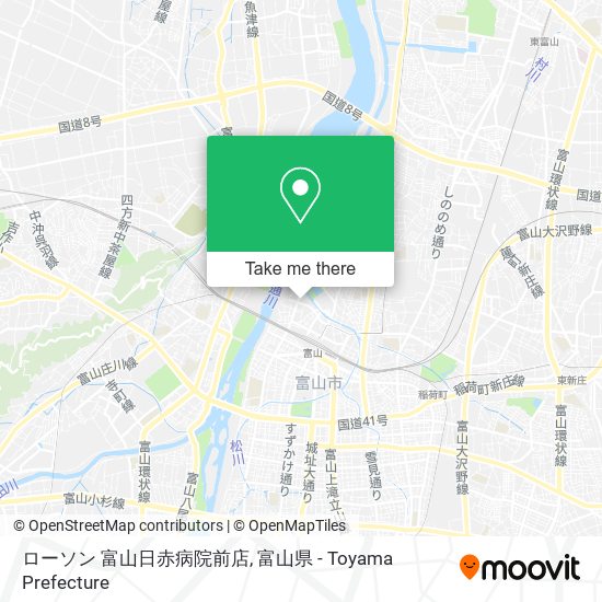 ローソン 富山日赤病院前店 map