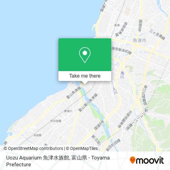 Uozu Aquarium 魚津水族館 map
