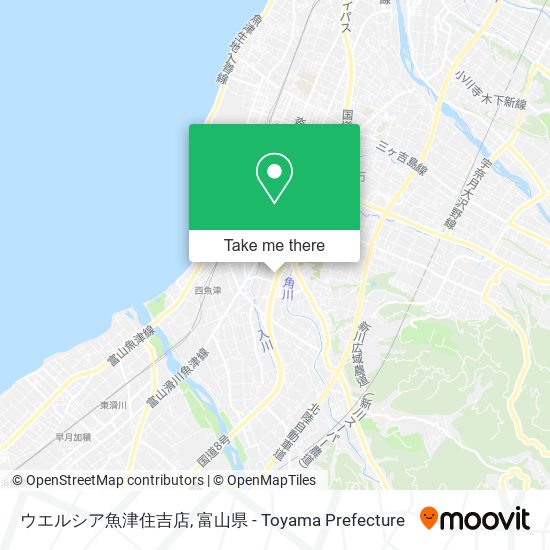 ウエルシア魚津住吉店 map