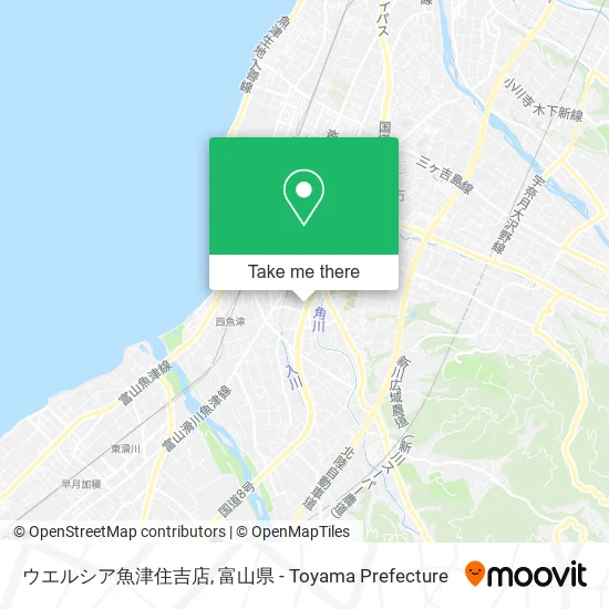 ウエルシア魚津住吉店 map