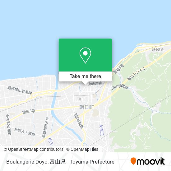 Boulangerie Doyo map