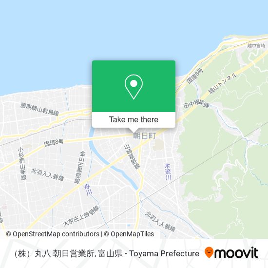 （株）丸八 朝日営業所 map