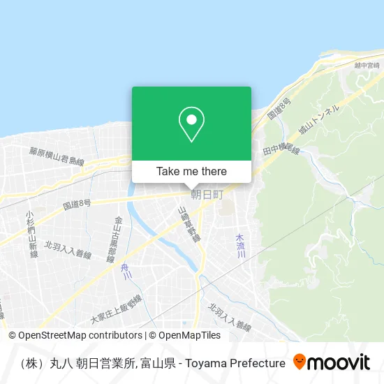 （株）丸八 朝日営業所 map