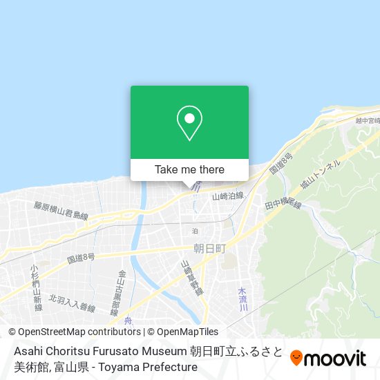 Asahi Choritsu Furusato Museum 朝日町立ふるさと美術館 map