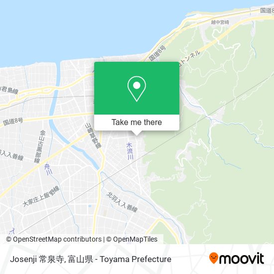 Josenji 常泉寺 map