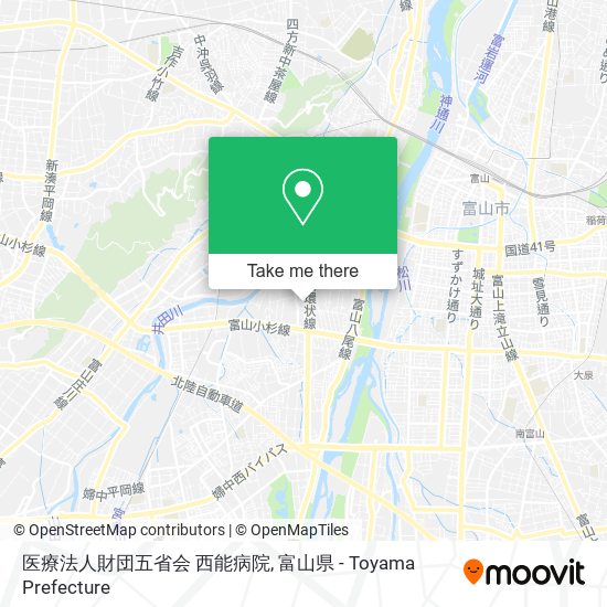 医療法人財団五省会 西能病院 map