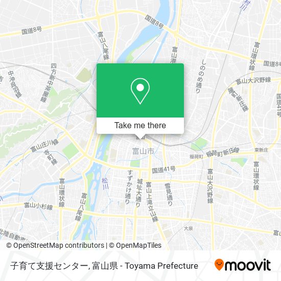 子育て支援センター map