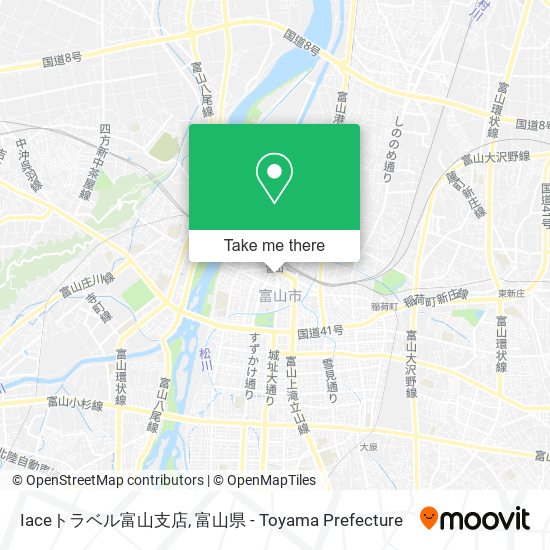 Iaceトラベル富山支店 map