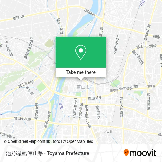 池乃端屋 map