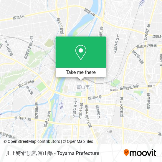 川上鱒ずし店 map