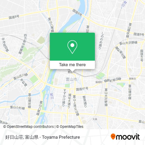 好日山荘 map