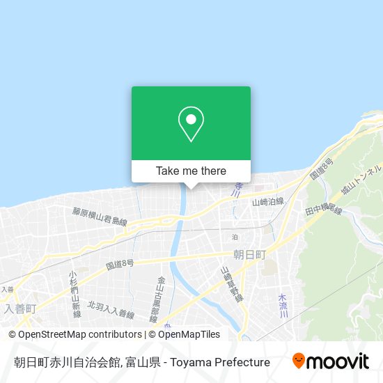 朝日町赤川自治会館 map