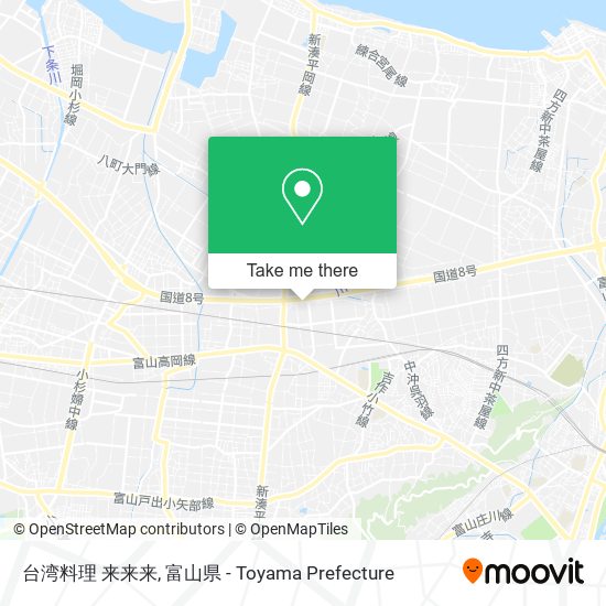 台湾料理 来来来 map