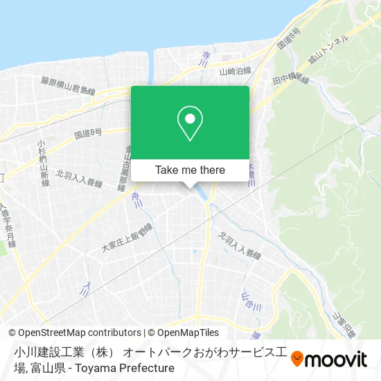 小川建設工業（株） オートパークおがわサービス工場 map