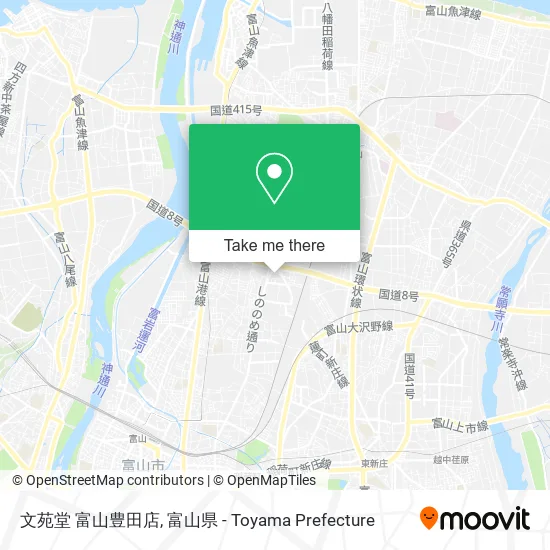 文苑堂 富山豊田店 map