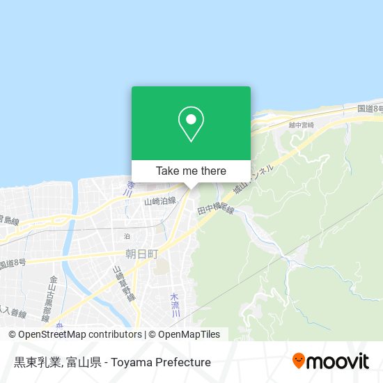 黒東乳業 map