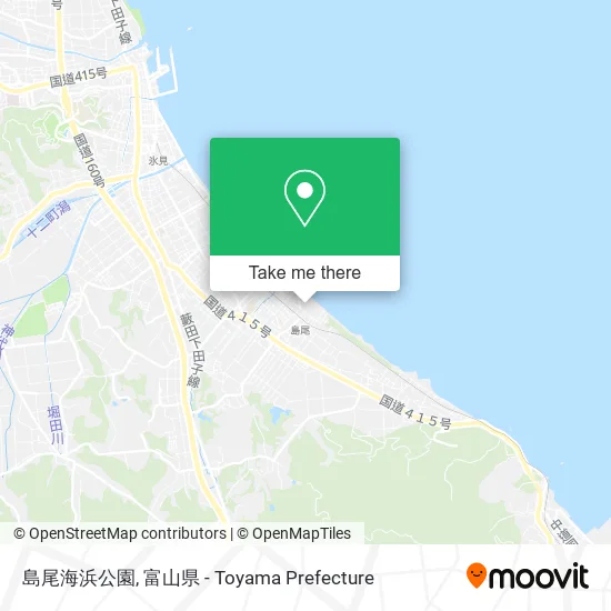 島尾海浜公園 map