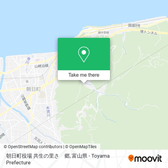 朝日町役場 共生の里さゝ郷 map