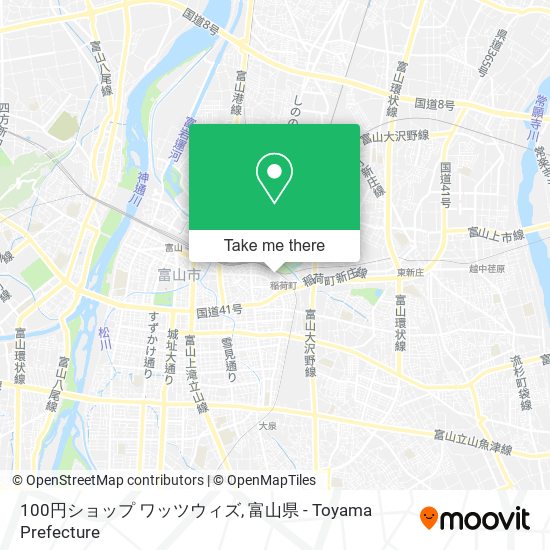 100円ショップ ワッツウィズ map