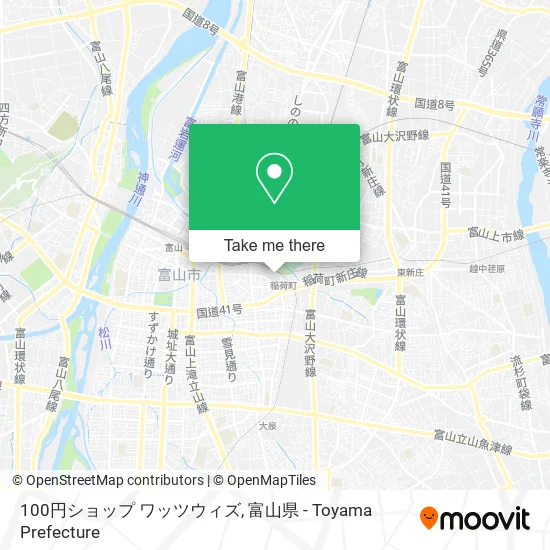 100円ショップ ワッツウィズ map