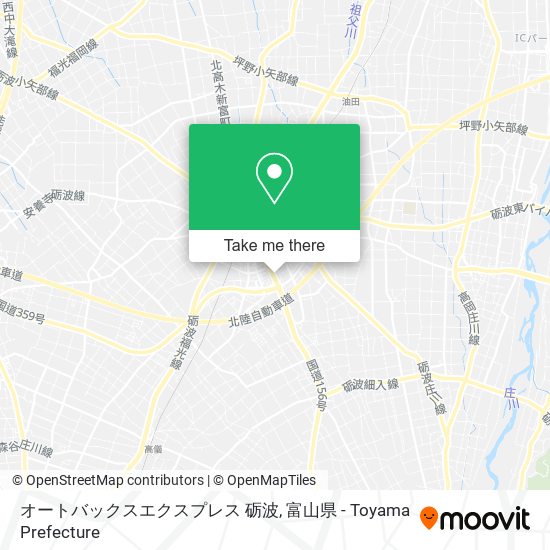 オートバックスエクスプレス 砺波 map