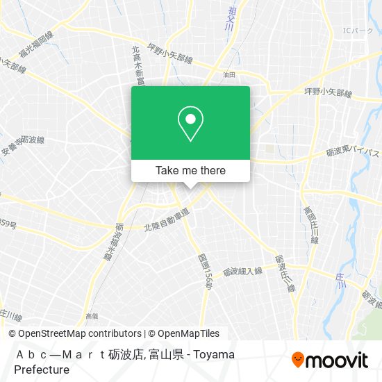 Ａｂｃ―Ｍａｒｔ砺波店 map