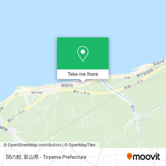 関の館 map