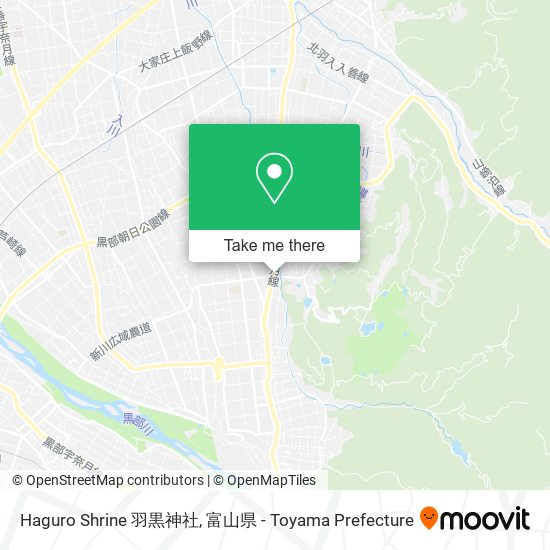 Haguro Shrine 羽黒神社 map