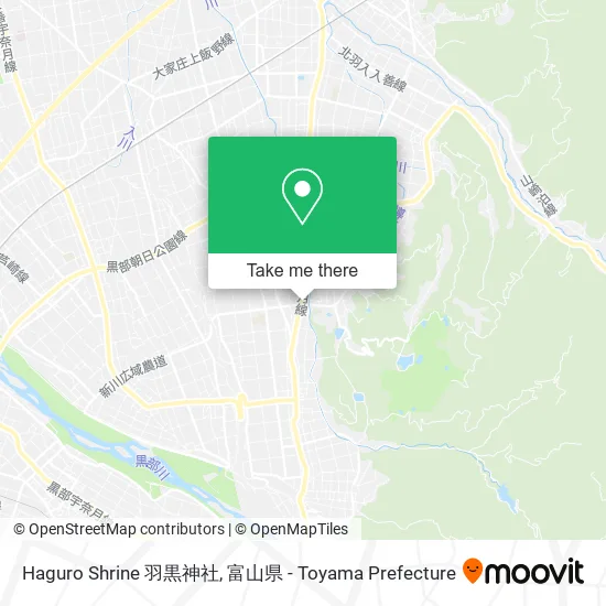 Haguro Shrine 羽黒神社 map