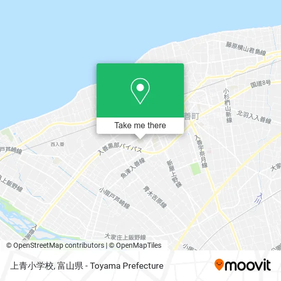 上青小学校 map