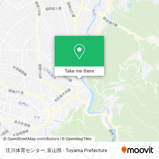庄川体育センター map
