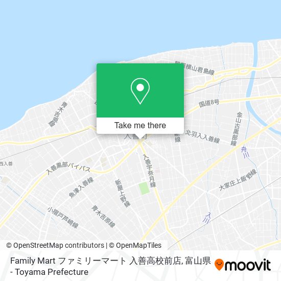 Family Mart ファミリーマート 入善高校前店 map