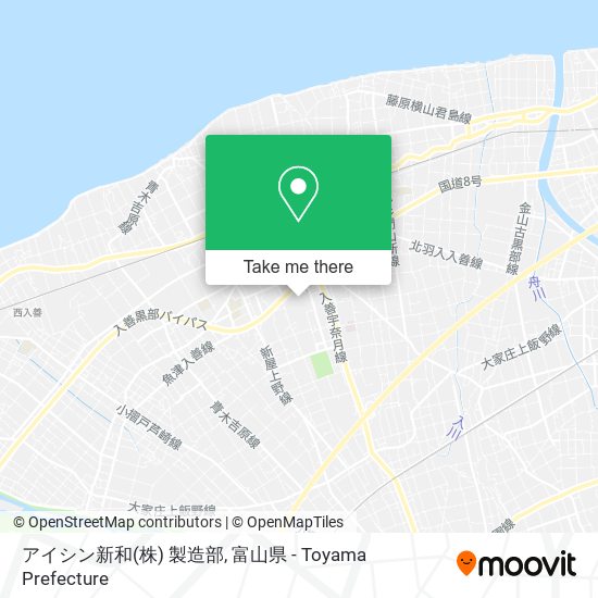 アイシン新和(株) 製造部 map