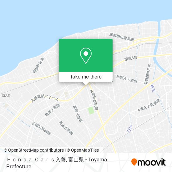 Ｈｏｎｄａ Ｃａｒｓ入善 map