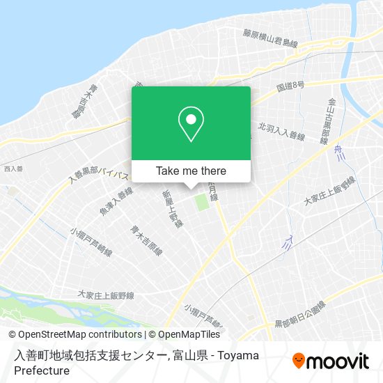 入善町地域包括支援センター map