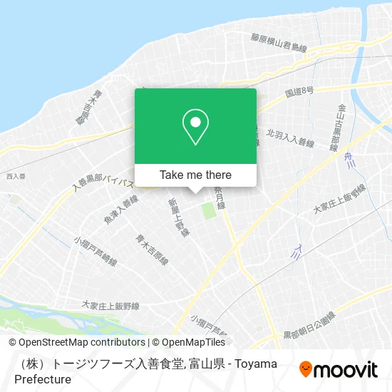 （株）トージツフーズ入善食堂 map