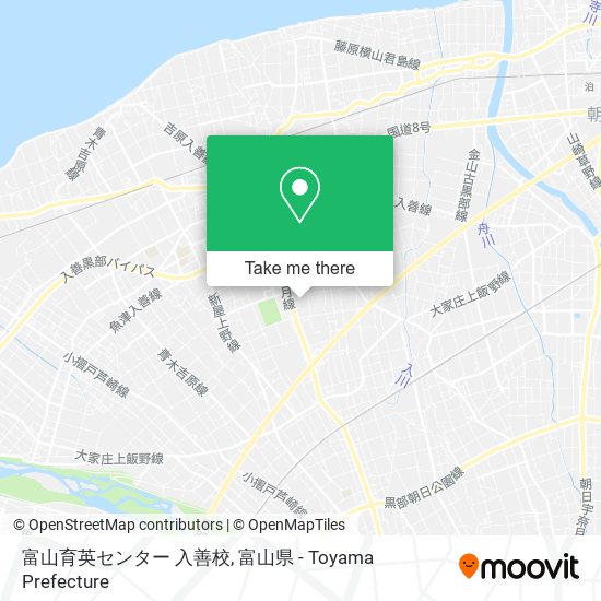 富山育英センター 入善校 map