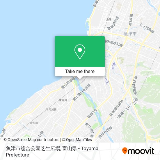 魚津市総合公園芝生広場 map
