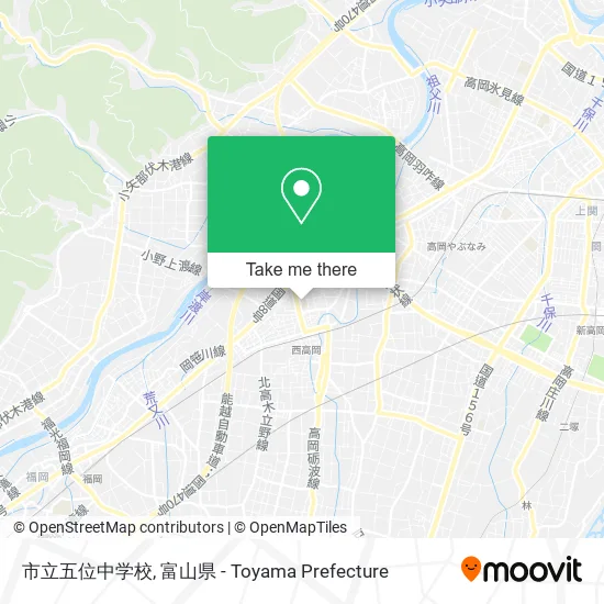 市立五位中学校 map