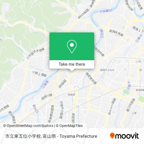 市立東五位小学校 map
