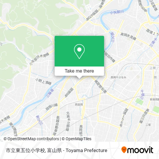 市立東五位小学校 map