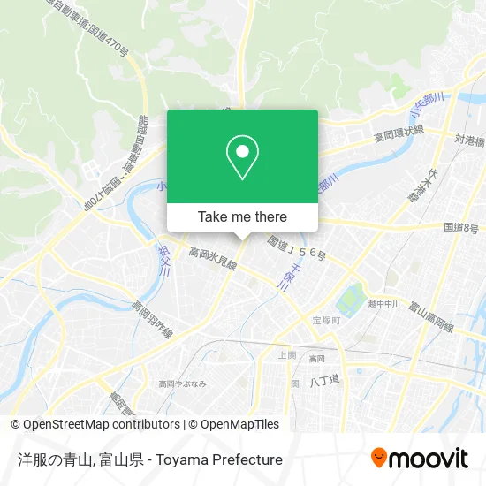 洋服の青山 map